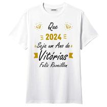 Camiseta Reveillon Feliz Ano Novo 2024 Modelo 8