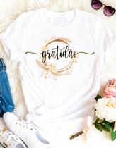 Camiseta reveillon saude amor benção alegria prosperidade benção Gratidão fé