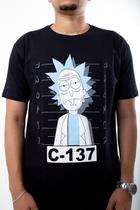 Camiseta Rick And Morty C137 Camisa Estampada Desenho Unissex Camiseta Rick And Morty C137 Camisa Estampada Desenho Unissex
