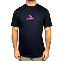Camiseta Rip Curl Icon Preto Camiseta Rip Curl Icon Preto