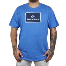 Camiseta Rip Curl Icon Trash Blue Marle Eletric Blue- Masculina