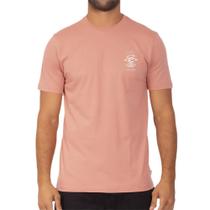 Camiseta Rip Curl Search Essential WT23 Masculina Dawn Rose