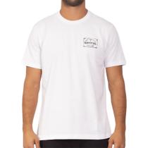 Camiseta Rip Curl Vibe Logo WT23 Masculina Bone Camiseta Rip Curl Vibe Logo WT23 Masculina Bone