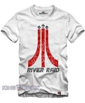 Camiseta River Raid Atari Branca Gameretrô Camisa Geek Série