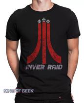 Camiseta River Raid Atari Camisa Geek Games Clássicos Retrô Camiseta River Raid Atari Camisa Geek Games Clássicos Retrô