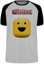 Camiseta Roblox Carinha Blusa Plus Size extra grande adulto ou infantil