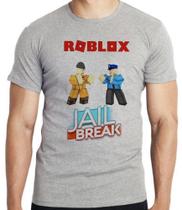 Camiseta Roblox Jail Break Blusa criança infantil juvenil adulto camisa todos tamanhos