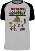 Camiseta Roblox Personagens Blusa Plus Size extra grande adulto ou infantil