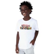 Camiseta Roblox Video Game Meninos Criança Algodão Manga Curta