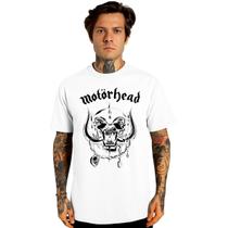 Camiseta rock banda Motorhead em algodão Camiseta rock banda Motorhead em algodão