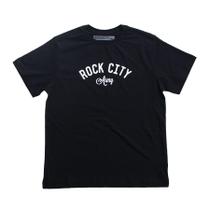 Camiseta Rock City Army Juvenil Preto