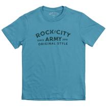 Camiseta Rock City Original Style Juvenil Azul