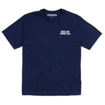 Camiseta Rock City Surf Skull Azul Marinho