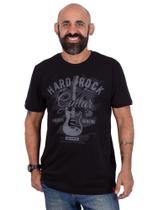 Camiseta Rock Hard Guitar Preta. Camiseta Rock Hard Guitar Preta.