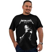 Camiseta Rock Metallica Tamanho Especial Plus Size G1 G2 G3 Camiseta Rock Metallica Tamanho Especial Plus Size G1 G2 G3
