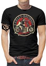 Camiseta Rock Moto PLUS SIZE Harly Davidson Masculina Blusa - Alemark