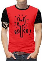 Camiseta ROCK rocker PLUS SIZE Masculina adulto Roupas blusa