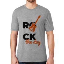 Camiseta Rock the day - Foca na Moda