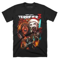 Camiseta ROCKINSTONE Terrifier 3 Cut To The Core para Halloween 2025 Camiseta ROCKINSTONE Terrifier 3 Cut To The Core para Halloween 2025