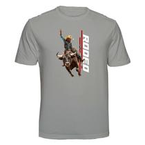 Camiseta Rodeo Bull Ryder Rodeio em Touros Cor:CinzaTamanho:P Camiseta Rodeo Bull Ryder Rodeio em Touros Cor:CinzaTamanho:P