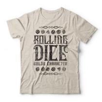 Camiseta Rolling Dice Studio Geek Camiseta Rolling Dice Studio Geek
