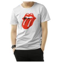 Camiseta rolling stones - rock camisa banda rock heavy metal geek