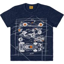 Camiseta Rolu meia malha flamê Moline 94544