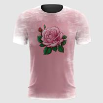 Camiseta Rosa Perfumada Florescendo