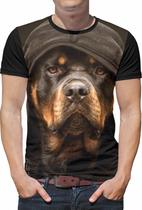 CAMISETA ROTTWEILER cachorro Masculina Infantil Blusa Roupas