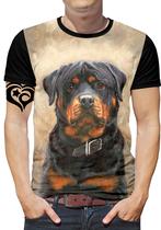 Camiseta Rottweiler PLUS SIZE Cachorro Animal Cão Masculina