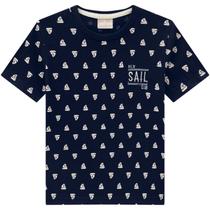 Camiseta Roupa Infantil Camisa Milon Barquinhos Filhos Manga Curta Casual Básica Meia Malha Camiseta Roupa Infantil Camisa Milon Barquinhos Filhos Manga Curta Casual Básica Meia Malha