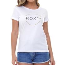 Camiseta Roxy Circle Logo - Feminina