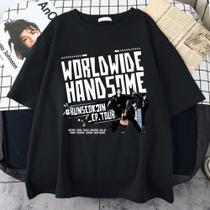 Camiseta Run Jin Worldwide Handsome Unissex