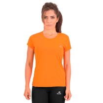 Camiseta Running Performance Muvin Feminina em Poliamida com Manga Curta e UV50 Para Corrida