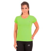 Camiseta Running Performance Muvin Feminina em Poliamida com Manga Curta e UV50 Para Corrida