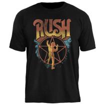 Camiseta Rush Vintage Starman Tamanho:G