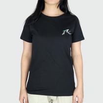 Camiseta Rusty Silk Holografic Feminino Preto