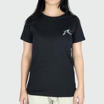 Camiseta Rusty Silk Holografic Feminino Preto