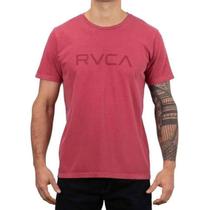 Camiseta RVCA Big Pigment Rosa Escuro