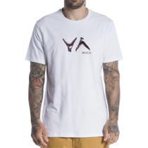 Camiseta RVCA Hawaii Fins SM24 Masculina Branco Camiseta RVCA Hawaii Fins SM24 Masculina Branco