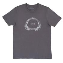 Camiseta RVCA Horton Cinza Escuro Camiseta RVCA Horton Cinza Escuro