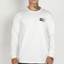 Camiseta RVCA Manga Longa VA RVCA Bem WT25 Snow White Camiseta RVCA Manga Longa VA RVCA Bem WT25 Snow White