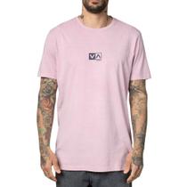 Camiseta RVCA Mini Balance Box Stone Rosa Escuro