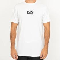 Camiseta RVCA Mini Balance Box WT26 Masculina Branco Camiseta RVCA Mini Balance Box WT26 Masculina Branco