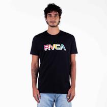 Camiseta RVCA R471A0307 Big Gradiente - Preto
