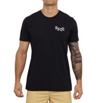 Camiseta RVCA Tres Hombres Masculina Preto