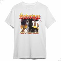 Camiseta Sabotage Rap Nacional Hip Hop Underground Rapper - Asulb