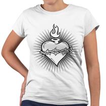 Camiseta Sagrado Coração de Jesus Raios Religiosa Igreja - Web Print Estamparia