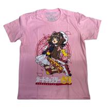 Camiseta Sakura Card Captors Blusa Adulto Unissex Anime Sf1410
