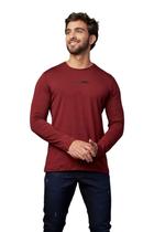 Camiseta Sallo Manga Longa Vinho Camiseta Sallo Manga Longa Vinho